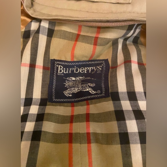 VTG BURBERRYS Trench Coat with Wool Liner - Picture 13 of 16